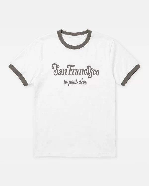 T-Shirt Line 4M San Francisco Blanco
