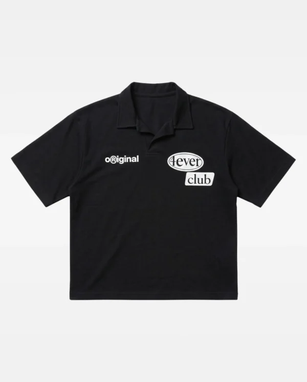 Polo Camisero 4M 4EVER Club - Negro