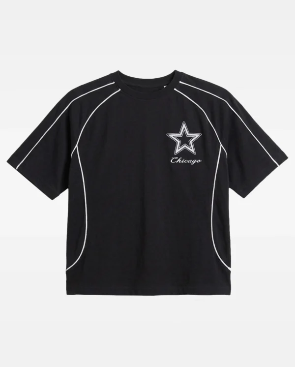 T-Shirt Line 4M - Negro