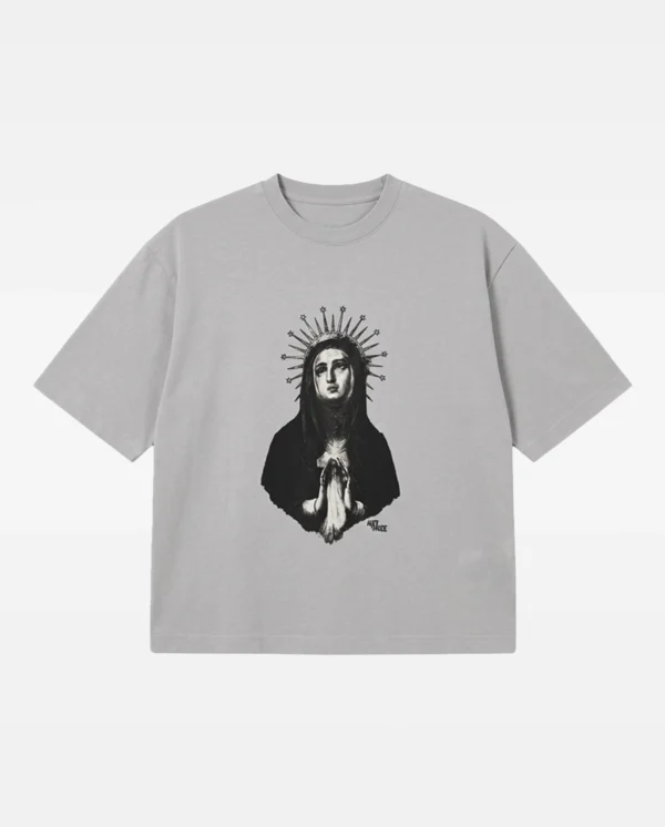 T-Shirt Tie Dye Virgen - Plomo Claro