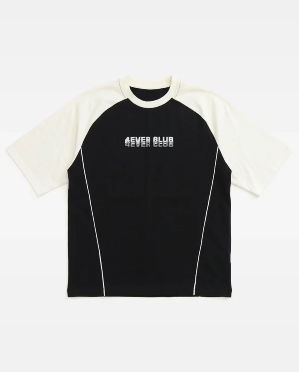 T-Shirt Line 4M 4EVER Club - Negro