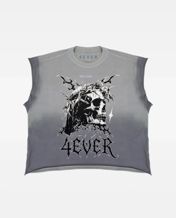 BVD Boxy Acid Wash 4M Holy Skull - Plomo