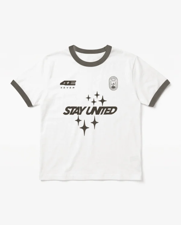 Casual T-Shirt 4M Stay United - Perla