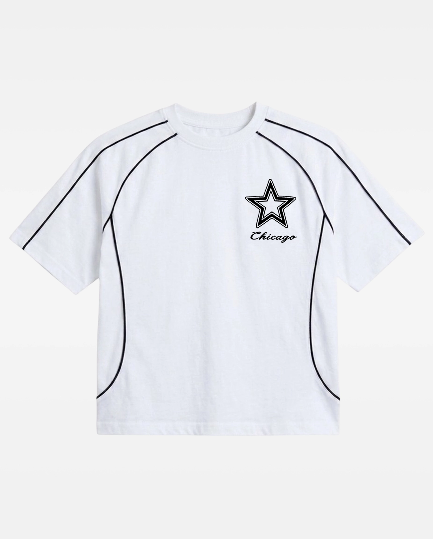 T-Shirt Line 4M - Blanco