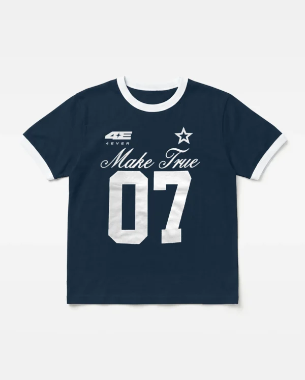 Casual T-Shirt 4M Make True 07 - Azul
