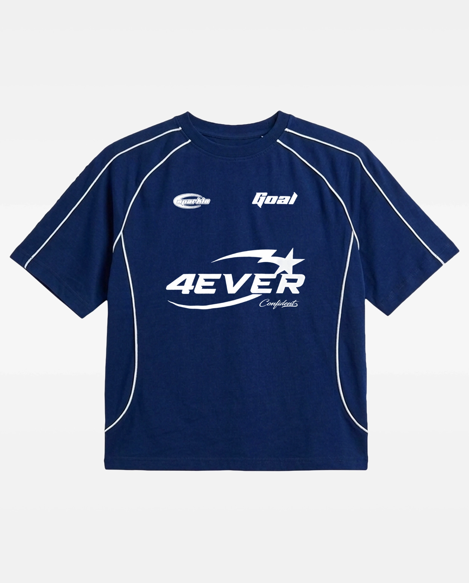 T-Shirt Line 4EVER Confident - Azul