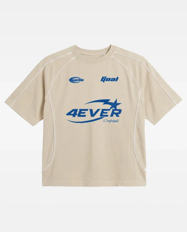 T-Shirt Line 4EVER Confident - Beige