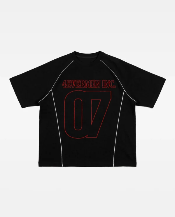 T-Shirt Line 4M 4evermen Inc. 07 - Negro