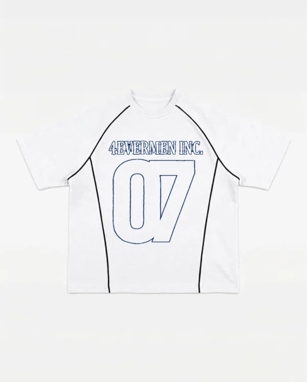 T-Shirt Line 4M 4evermen Inc. 07 - Blanco
