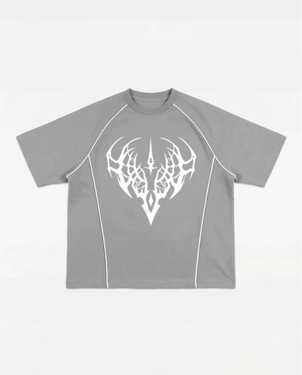 T-Shirt Line 4M Tribal - Plata