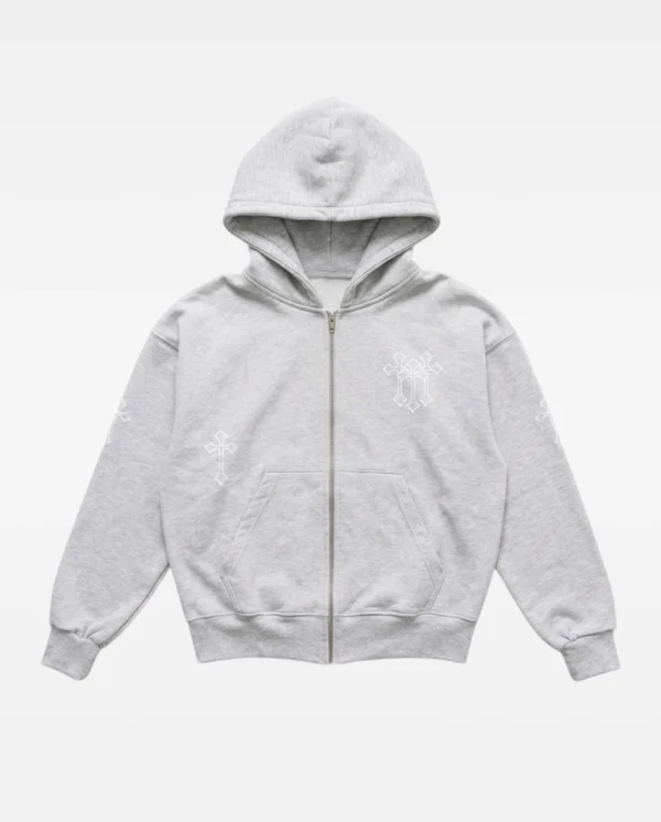 Hoodie Básico 4M Crosses - Melange