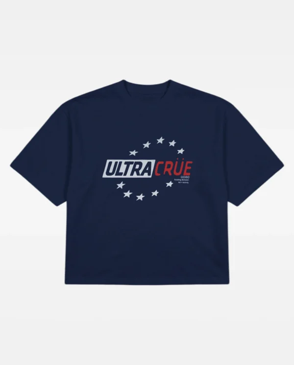 Polo Boxy 4M Ultra Crüe - Azul Escolar