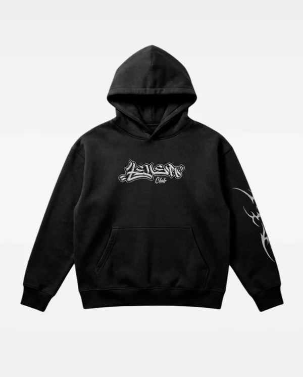 Polera Oversize 4M 4EVER Club Graff - Negro