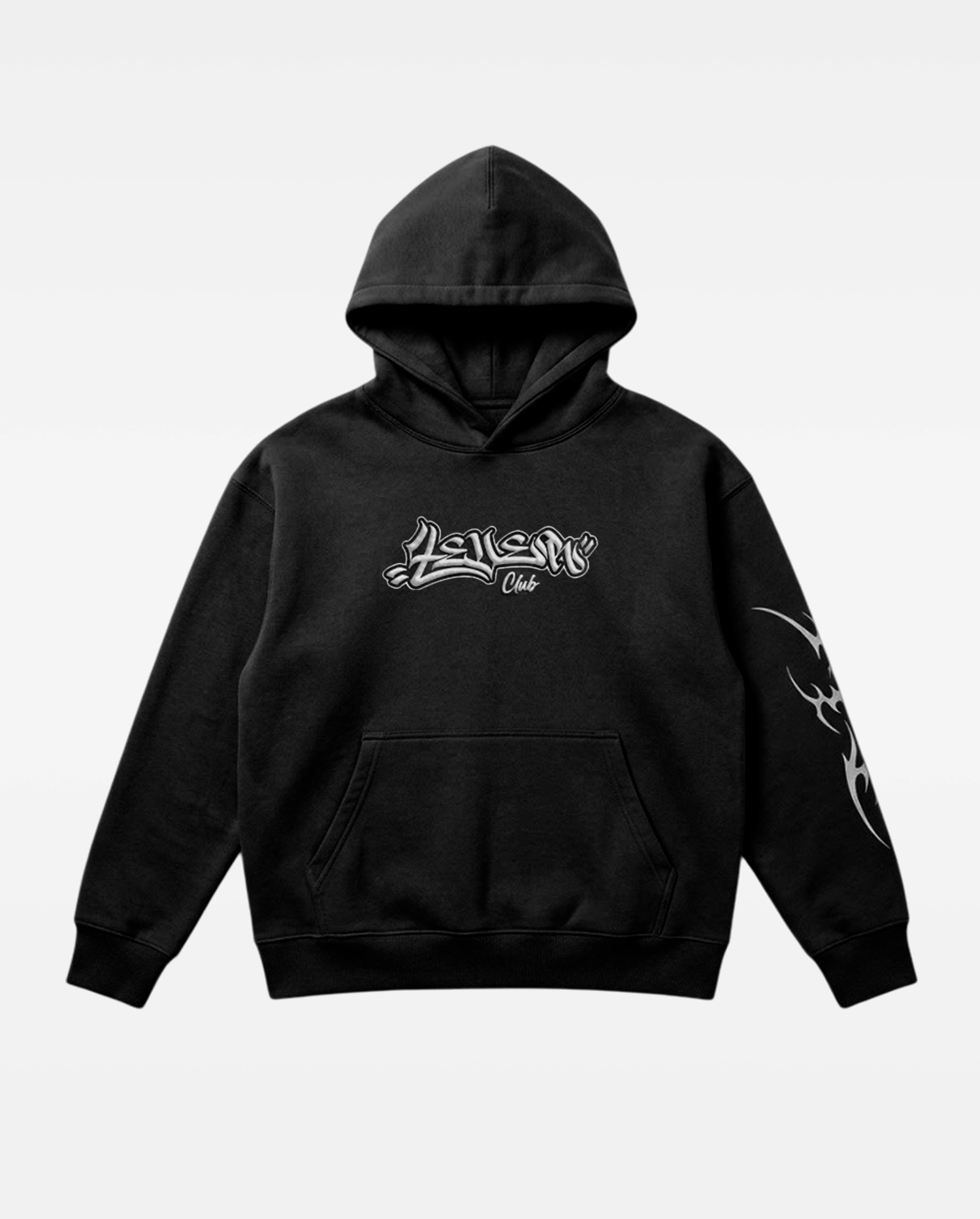 Polera Oversize 4M 4EVER Club Graff - Negro
