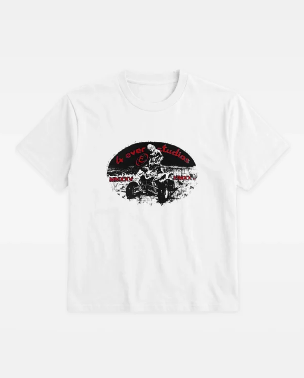 Polo Clásico 4M Quad Riding - Blanco