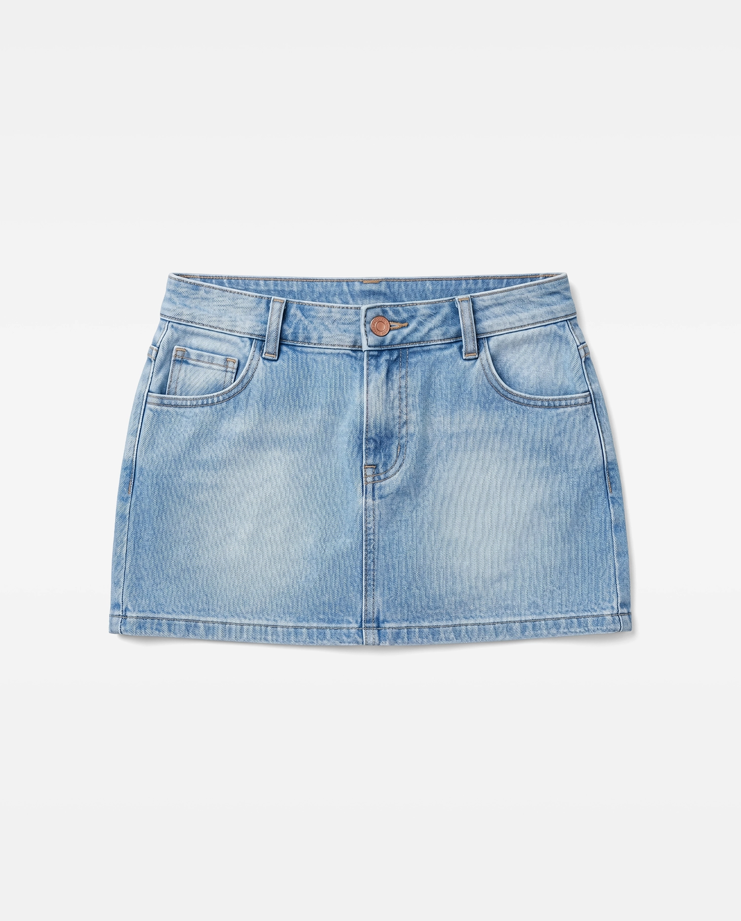 Falda Short Semicadera - Celeste